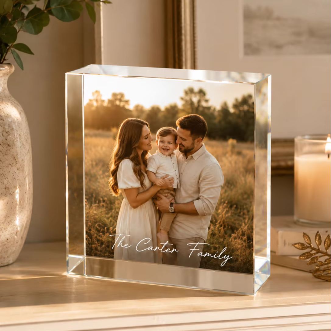 Personalized Family Acrylic Ph - Photo Acrylic Block recension och pris