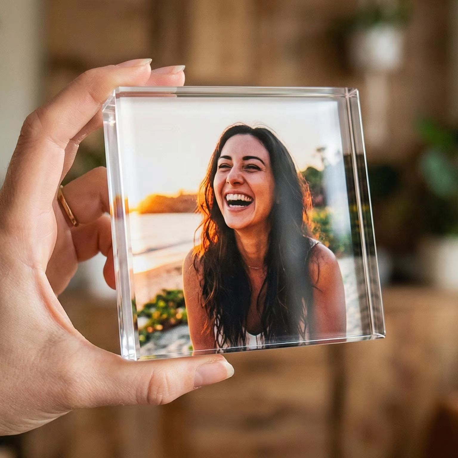 Custom Friendship Photo Block, - Photo Acrylic Block recension och pris