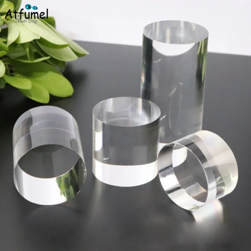 Acrylic Cylinder Ring Jewelry  - Photo Acrylic Block recension och pris