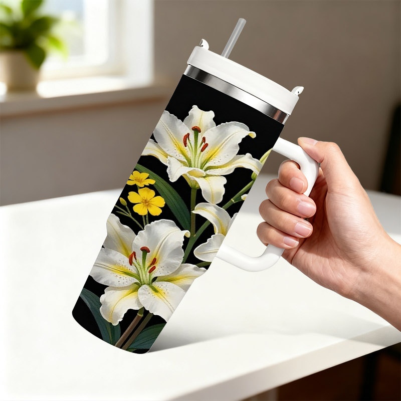 40Oz Stainless Steel Double-Wa - Sublimation Mug White recension och pris