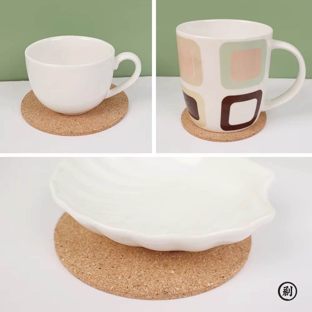 10PCS Cup Mat Natural Round Wo - Coaster Sublimation Blank recension och pris