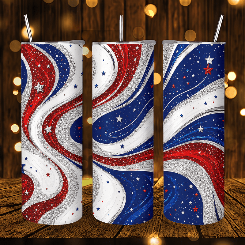 1pc 1pcs 20oz Red White Blue S - Tumbler 20Oz White recension och pris