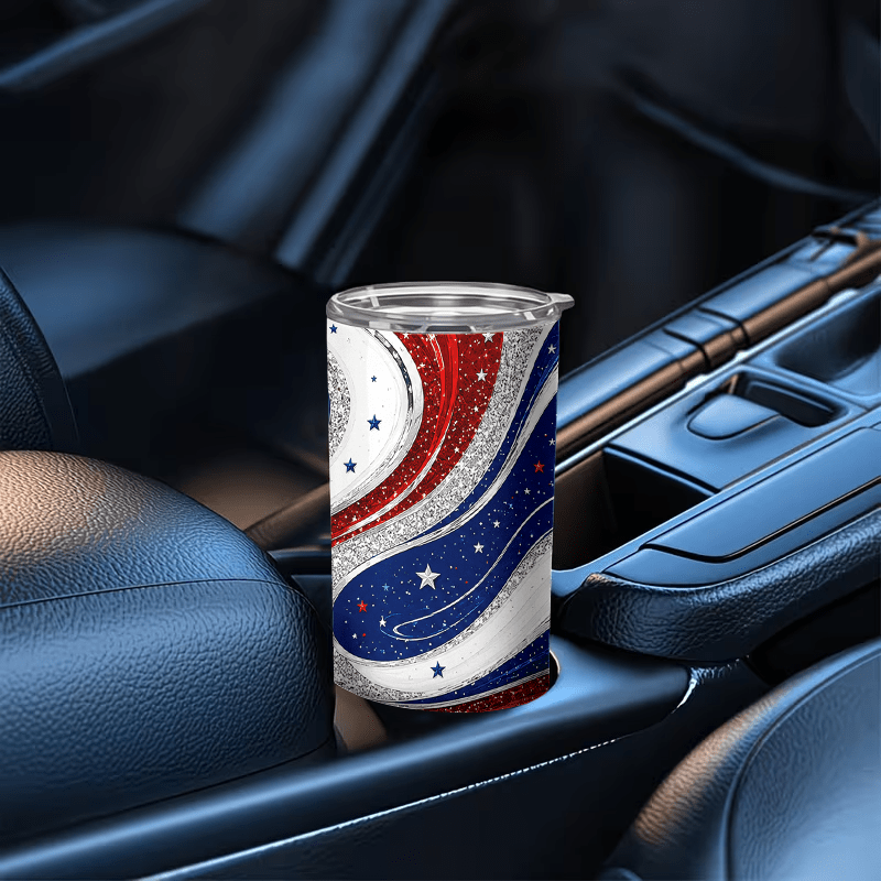 1pc 1pcs 20oz Red White Blue S - Tumbler 20Oz White recension och pris