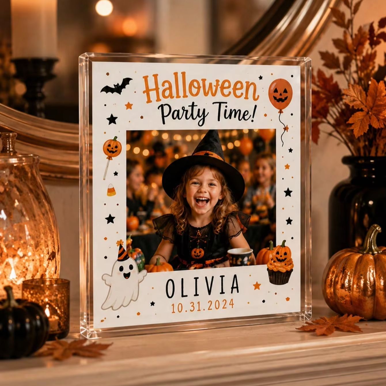 Custom Halloween Acrylic Photo - Photo Acrylic Block recension och pris