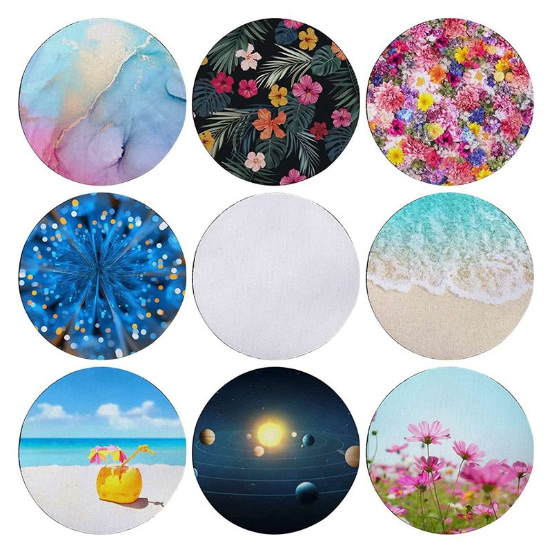 BAAJ-60 Pack Round Sublimation - Coaster Sublimation Blank recension och pris