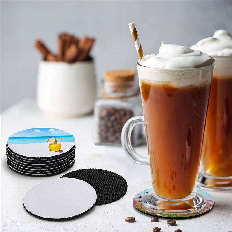 BAAJ-60 Pack Round Sublimation - Coaster Sublimation Blank recension och pris